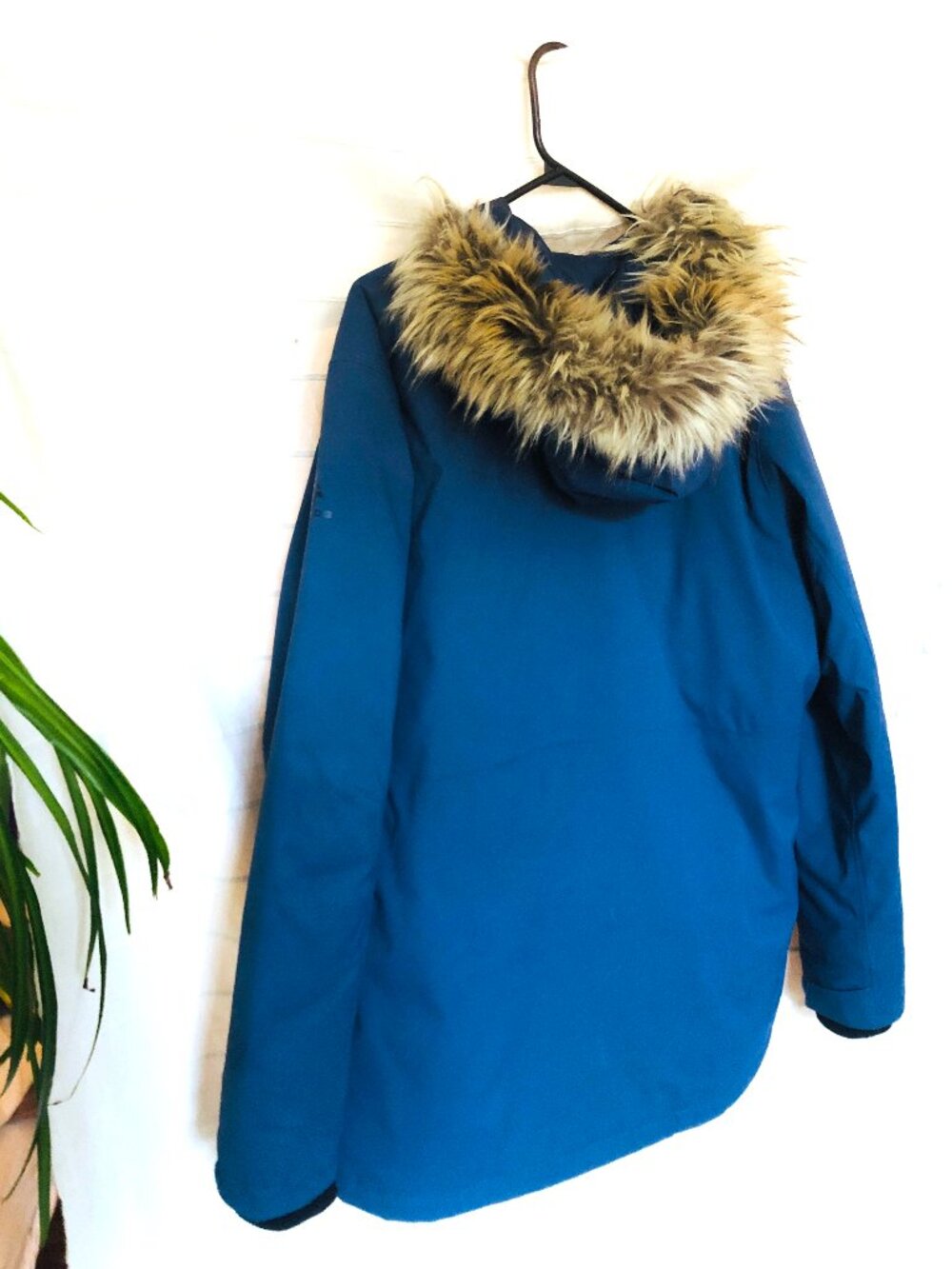 Woods Men's Winter Jacket XL – Blue, Duck Fur, -25°C Graded (duck fur), like new